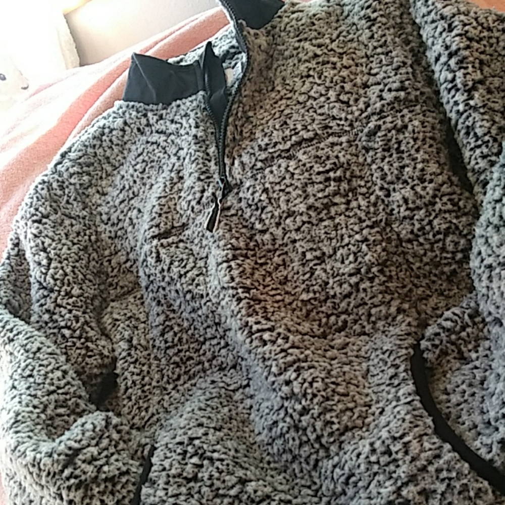 Fluffy jacket